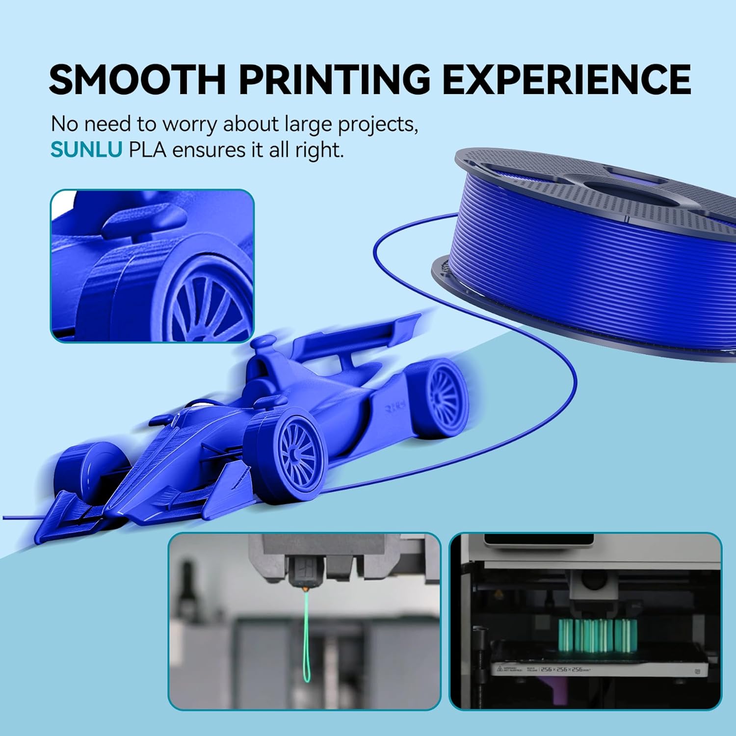 Filamento de Meta SUNLU PLA/PL - 3D Printing Nylon reseña y precio