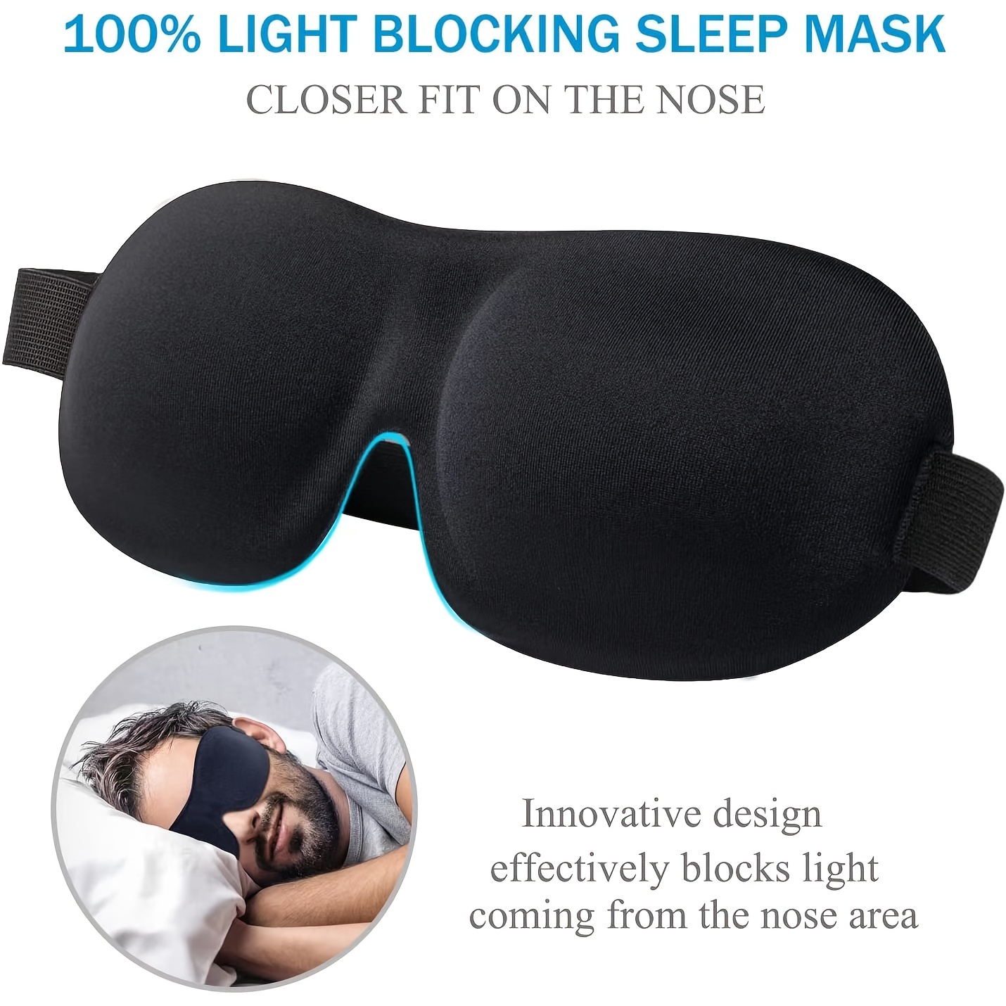 Máscara de sueño 3D de diseño  - 3D Printing Mask reseña y precio