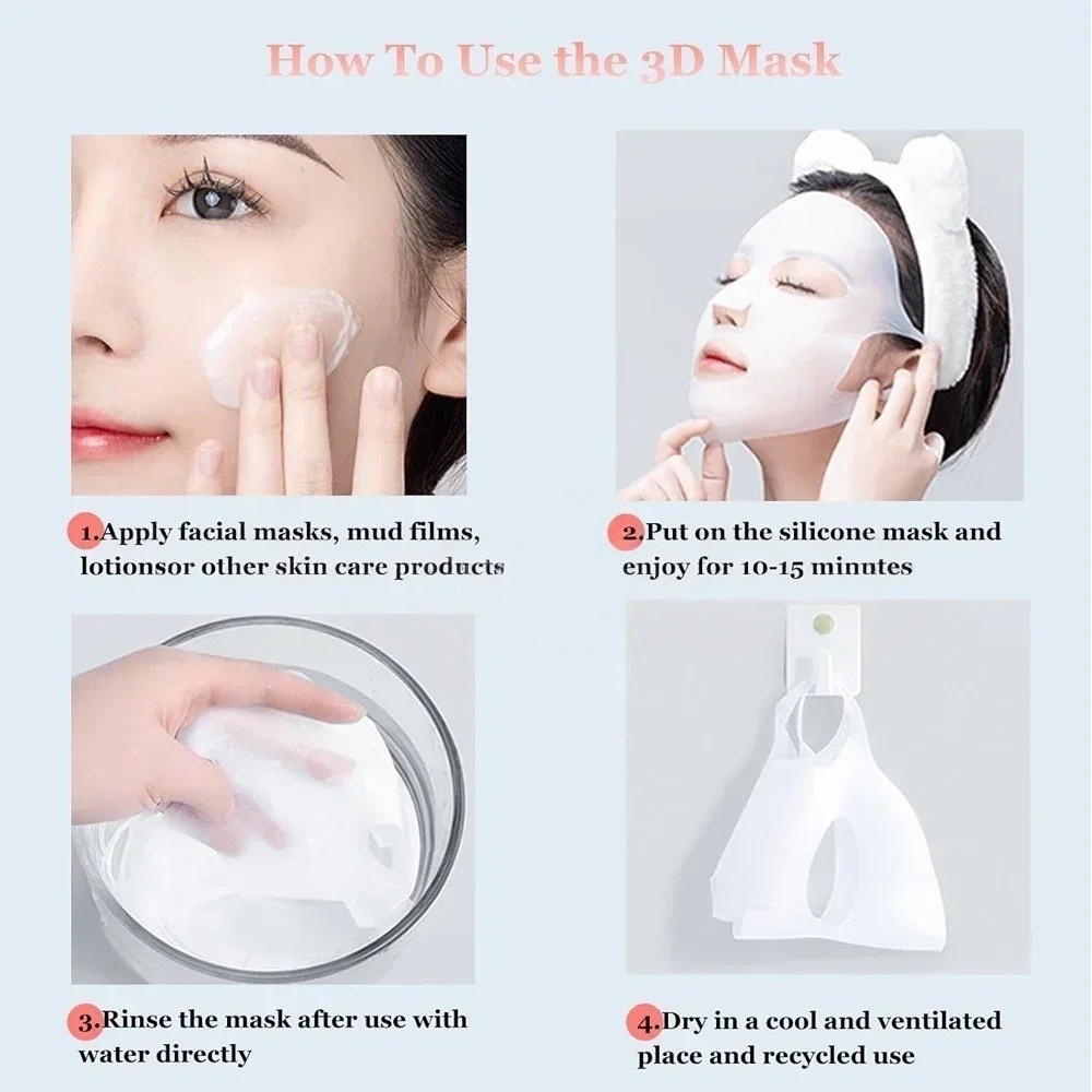 1/2 Uds 3D reutilizable suaviz - 3D Printing Mask reseña y precio