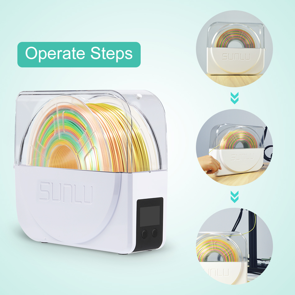 Secador de filamentos SUNLU S1 - 3D Printing Industry reseña y precio