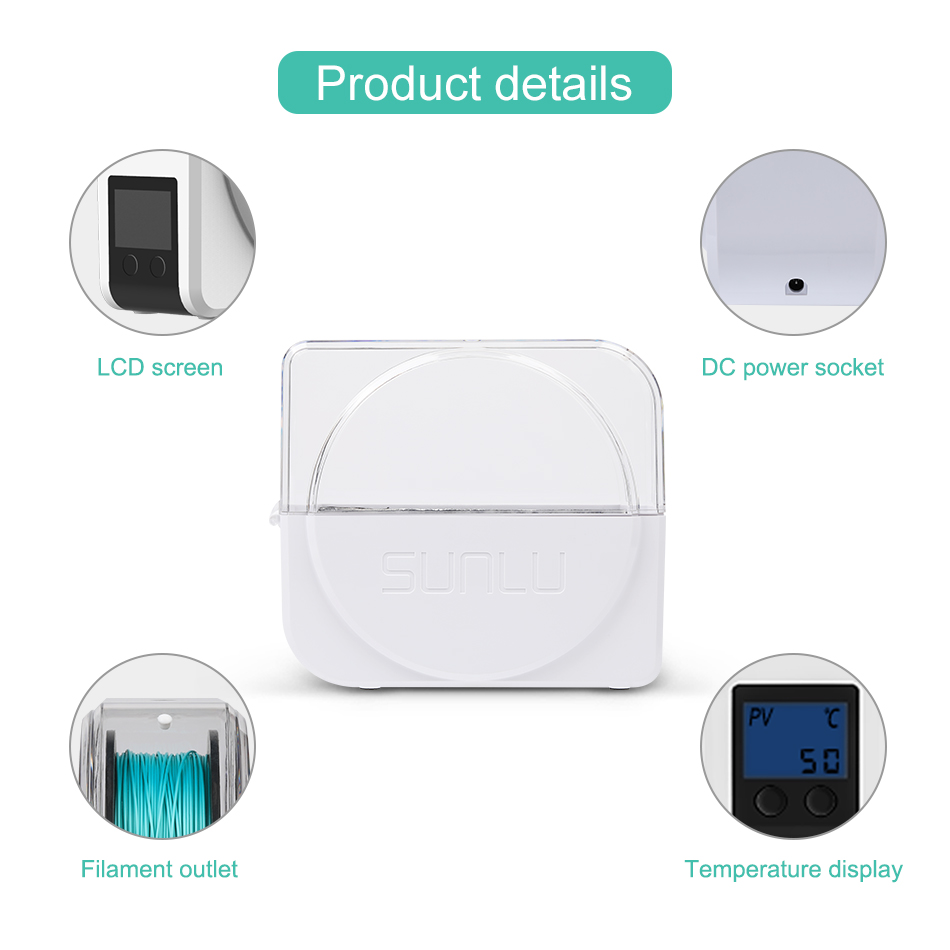 Secador de filamentos SUNLU S1 - 3D Printing Industry reseña y precio